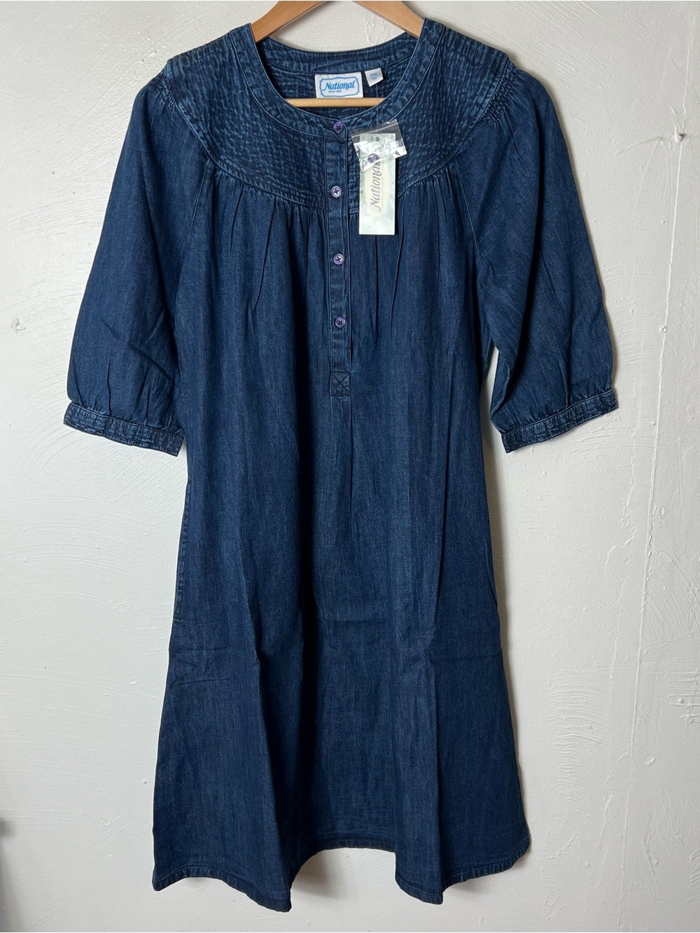 NWT National Brand Denim Dress Medium Petite